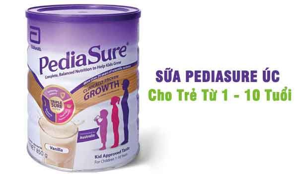 Sữa PediaSure Úc cho trẻ từ 1 - 10 tuổi