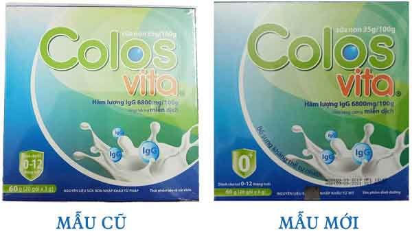 Sữa non Colosvita cho trẻ từ 0-12 tháng tuổi hộp 20gói x 3g