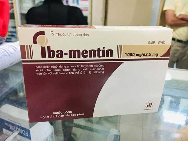 Thuốc trị nhiễm khuẩn Iba-mentin