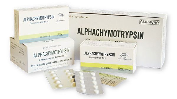 Thuốc Alphamostryspin kháng viêm dạng men