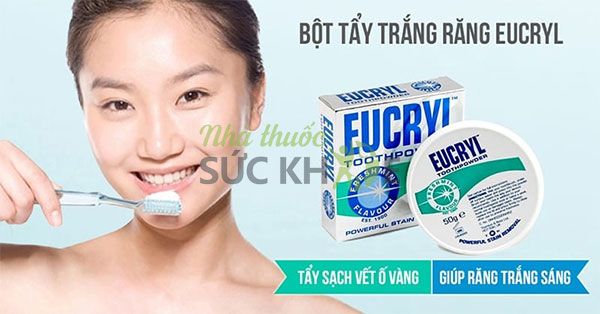 Những ai nên sử dụng bột tẩy trắng răng Eucryl