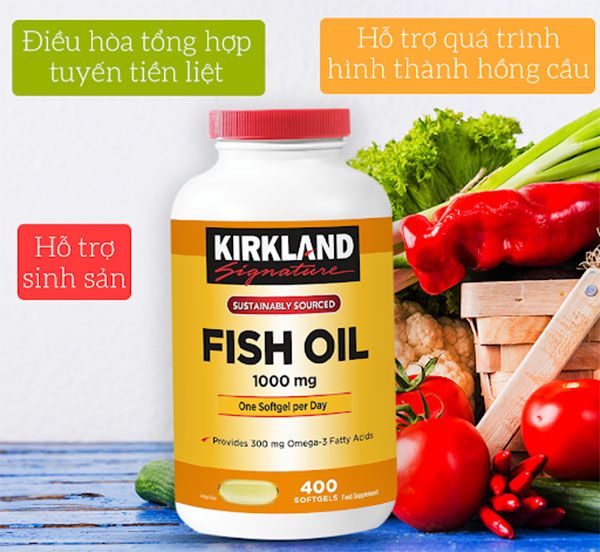 Ưu điểm nổi bật của dầu cá Fish Oil của Kirkland