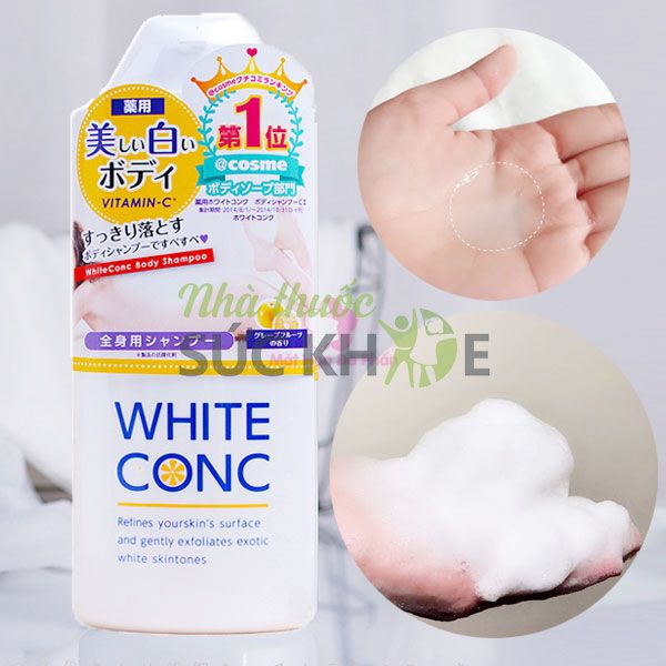Sữa tắm trắng da White Conc Body tốt thật không?