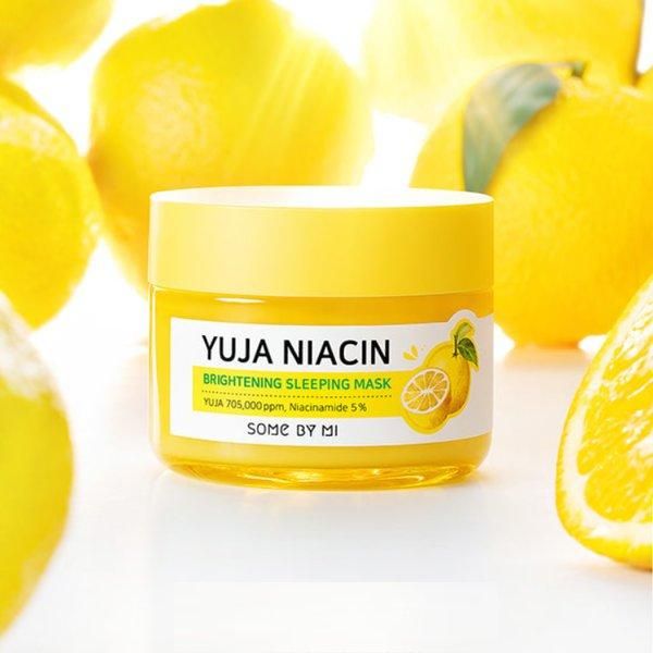 Mặt nạ ngủ dưỡng trắng da Some By Mi Yuja Niacin chiết xuất từ thanh yên