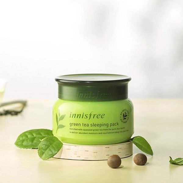 Mặt nạ ngủ trà xanh Innisfree Green Tea Sleeping Pack chiết xuất 100% tự nhiên