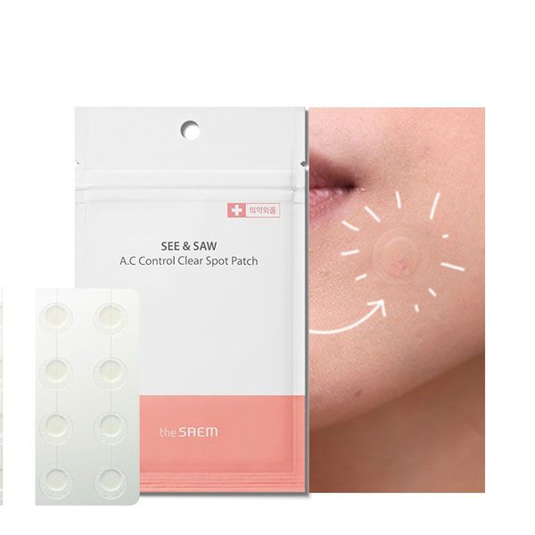Miếng dán mụn The SAEM See Saw AC Control Clear Spot Patch