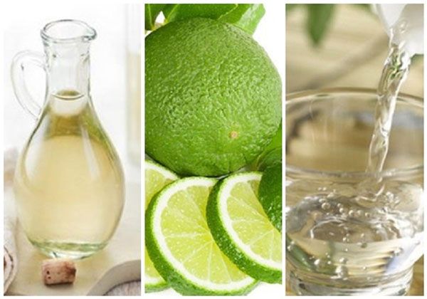 Sử dụng chanh tươi và giấm gạo thoa lên vùng da bị dị ứng