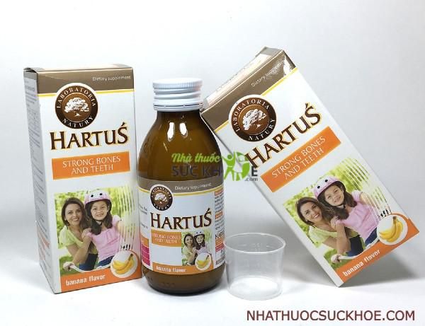 Canxi Hartus hỗ trợ bổ sung canxi cho trẻ từ 4 tháng tuổi, 150 ml