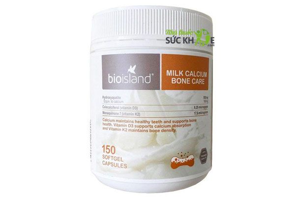 Viên uống Bio Island Milk Calcium Bone Care