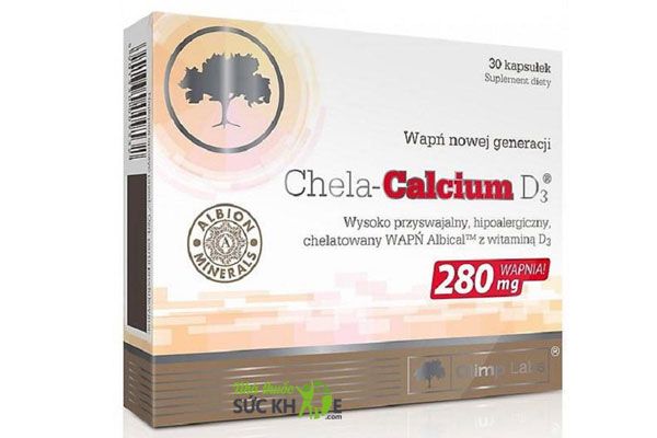 Thực phẩm chức năng canxi Chela-Calcium D3