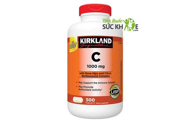 Thực phẩm chức năng Vitamin C 1000mg Kirkland