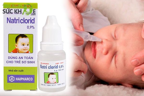 Thuốc nhỏ viêm mũi cho trẻ em Natriclorid 0,9%