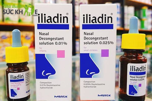 Thuốc nhỏ mũi Iliadin tốt nhất cho trẻ sơ sinh và trẻ nhỏ