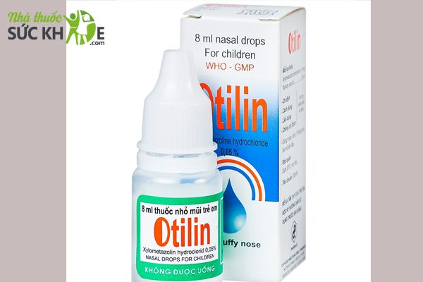 Thuốc nhỏ mũi trẻ em Otilin 8ml