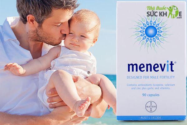 Viên uống Menevit Úc hỗ trợ nâng cao tinh trùng
