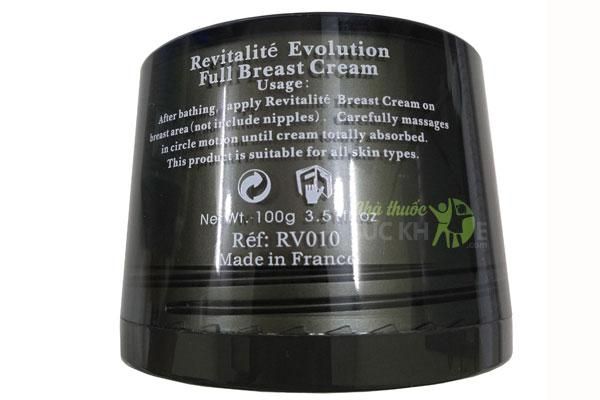 Kem nở ngực Revitalite Evolution Full Breast Cream