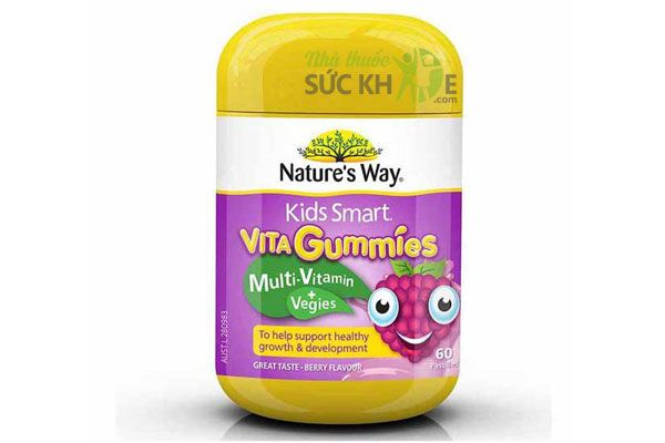 Kẹo Vita Gummies bổ sung vitamin tổng hợp cho bé 3 tuổi