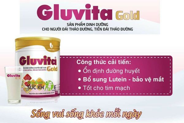 Sữa Cho Người Tiểu Đường Gluvita Gold