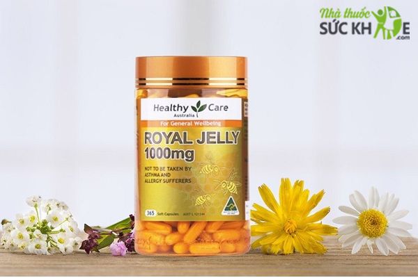 Sữa ong chúa Healthy Care Royal Jelly 1000 của Úc