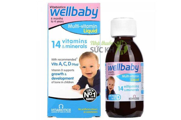 Vitamin tổng hợp tăng đề kháng cho bé Well Baby Multi Vitamin Liquid