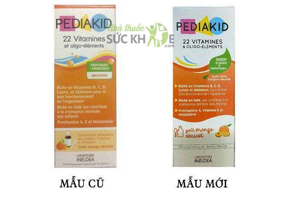 Vitamin tổng hợp cho bé của Pháp Pediakid 22 Vitamines