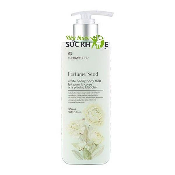 Sữa dưỡng thể Perfume Seed White Peony Body Milk The Face Shop