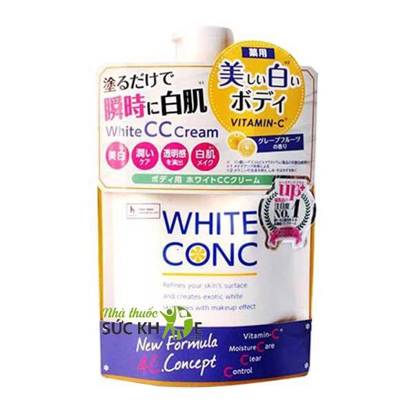 Sữa dưỡng thể trắng da toàn thân White ConC