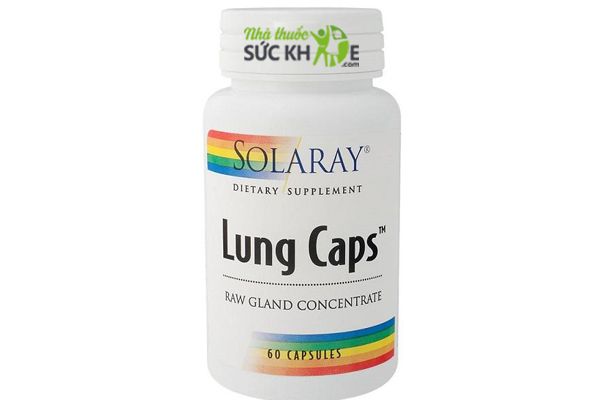 Thuốc bổ phổi, thải độc phổi Lung Caps Solaray