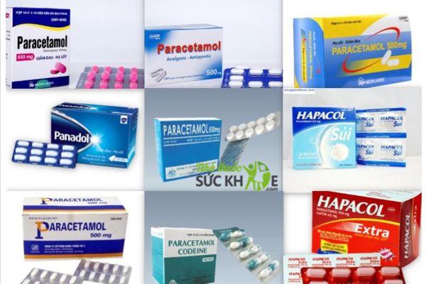 Paracetamol được điều chế ở nhiều dạng: viên nén, viên sủi, siro