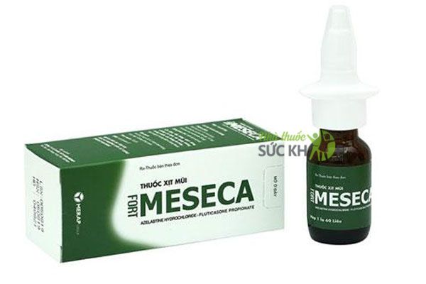 Thuốc xịt mũi Meseca giảm các triệu chứng viêm mũi