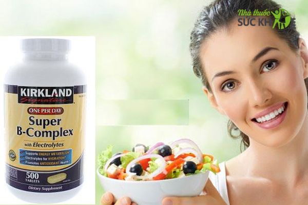 Vitamin B tổng hợp Super B-Complex Kirkland 500 viên