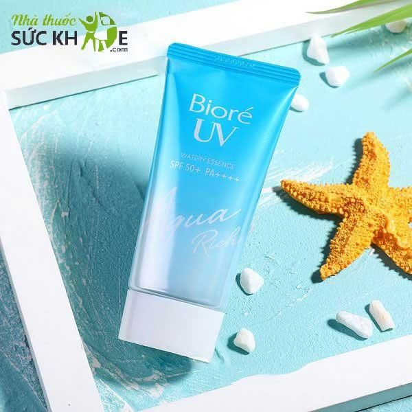 Kem chống nắng nâng tone Biore UV Aqua Rich Watery Essence SPF50+ PA++++
