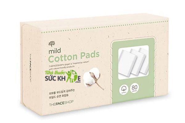Bông tẩy trang The Face Shop Mild Cotton Pads