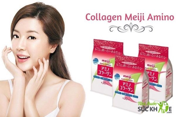 Collagen dạng bột cho phụ nữ dưới 40 tuổi Meiji Amino Collagen