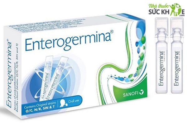 Men vi sinh Enterogermina là thuốc thuộc nhóm đường tiêu hóa