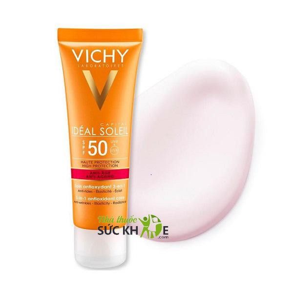 Kem chống nắng Vichy Ideal Soleil Anti-Ageing SPF 50 PA+++