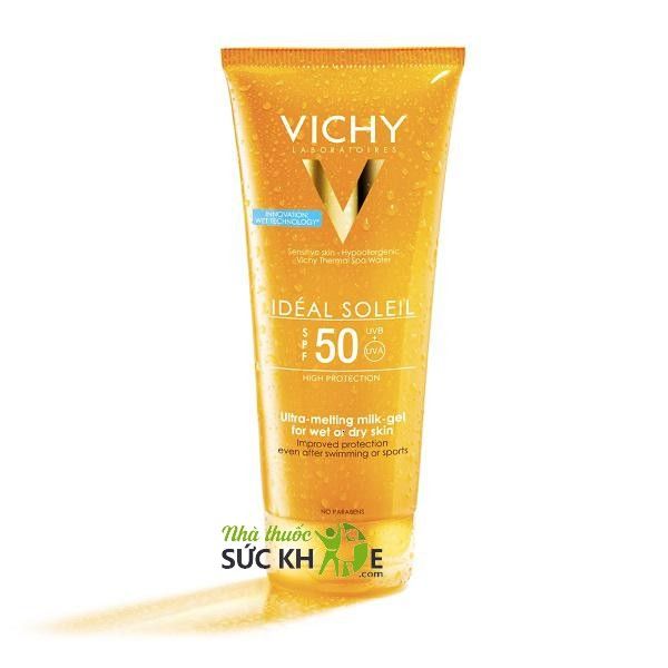 Kem chống nắng Vichy Ideal Soleil Ultra-Melting Milk Gel SPF 50 PA+++
