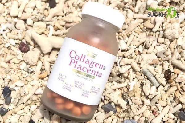 Collagen của Nhật dạng viên Placenta