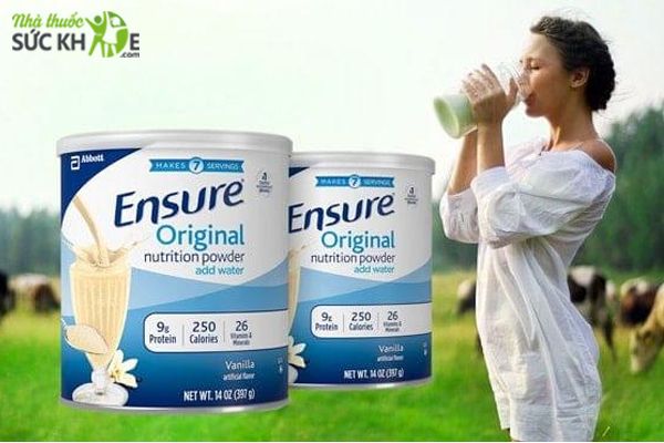 Thành phần dinh dưỡng có trong sữa cho người suy nhược cơ thể Ensure Original