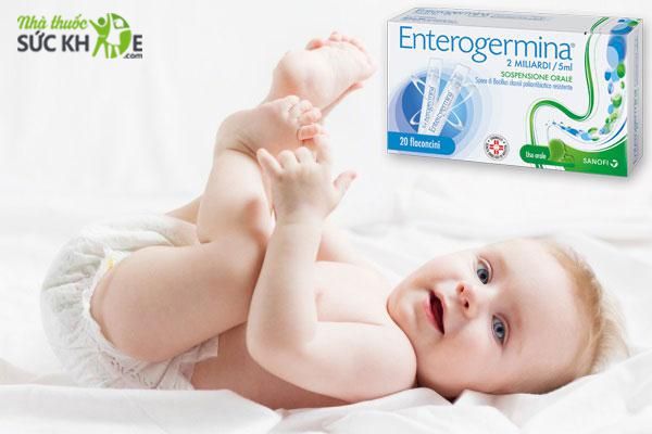 Men vi sinh Enterogermina sử dụng được cho trẻ nhỏ có vấn đề về tiêu hóa