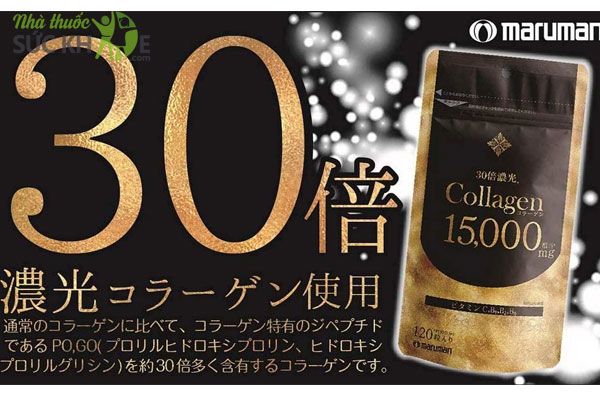Collagen Nhật dạng viên Maruman 15000