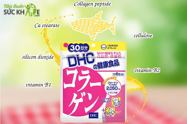 Viên uống Collagen DHC Nhật Bản 2050mg, 60 ngày