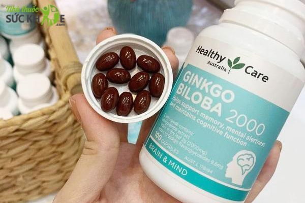 Ginkgo Biloba 2000 tăng chức năng tuần hoàn não