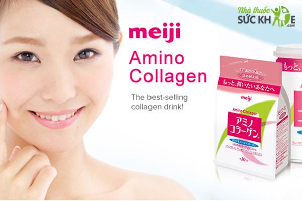 Collagen dạng bột cho phụ nữ dưới 40 tuổi Meiji Amino Collagen