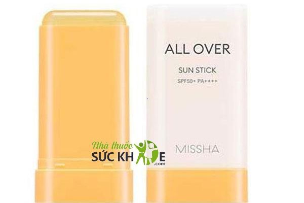 Kem chống nắng dạng thỏi Missha All Over Sun Stick SPF50+ PA++++