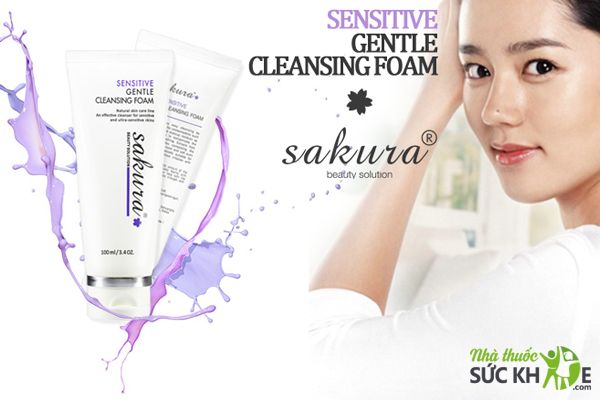 Sữa rửa mặt cho da nhạy cảm Sakura Sensitive Cleansing Foam