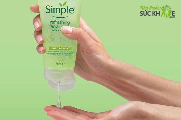 Sữa tắm cho tới tuổi tác 11 Simple Kind lớn Skin Refreshing Facial Wash Gel