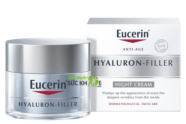 Kem dưỡng ngăn ngừa lão hóa ban đêm Eucerin Anti-Age Hyaluron Filler Night Cream