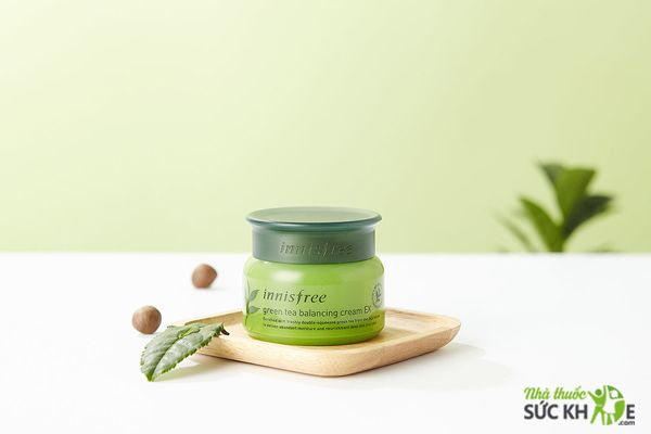 Kem dưỡng ẩm Hàn Quốc cho da hỗn hợp Innisfree Green Tea, Balancing Cream EX