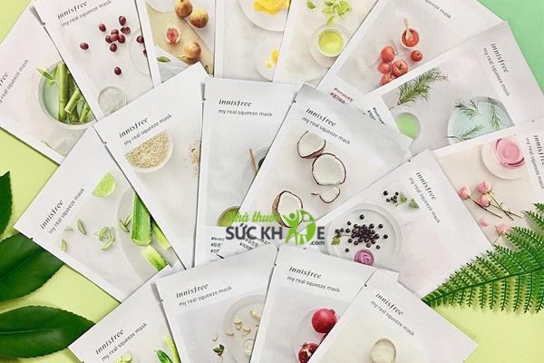 Mặt nạ cấp ẩm Innisfree My Real Squeeze Mask từ Hàn Quốc